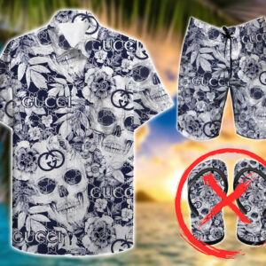 Gucci Combo Hawaii Shirt, Shorts Hot Trend 2024 - DN9190225