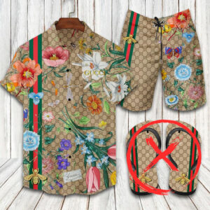 Gucci Combo Hawaii Shirt, Shorts Hot Trend 2024 - DN9200231