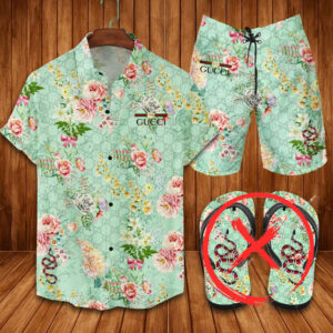 Gucci Combo Hawaii Shirt, Shorts Hot Trend 2024 - DN9200235