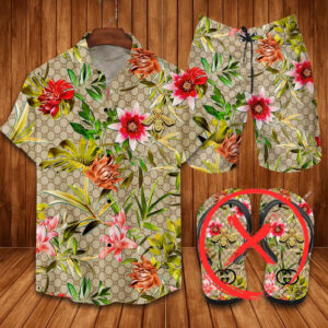 Gucci Combo Hawaii Shirt, Shorts Hot Trend 2024 - DN9200236