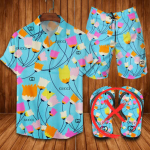 Gucci Combo Hawaii Shirt, Shorts Hot Trend 2024 - DN9200241