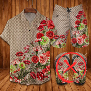 Gucci Combo Hawaii Shirt, Shorts Hot Trend 2024 - DN9200246