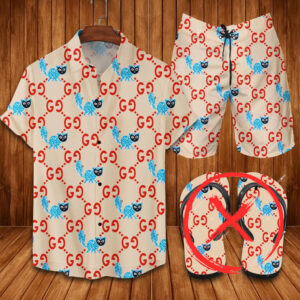 Gucci Combo Hawaii Shirt, Shorts Hot Trend 2024 - DN9200249