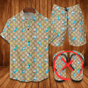 Gucci Combo Hawaii Shirt, Shorts Hot Trend 2024 - DN9200251