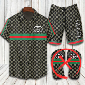 Gucci Combo Hawaii Shirt, Shorts Hot Trend 2024 - DN9200267