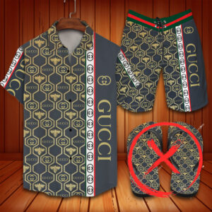 Gucci Combo Hawaii Shirt, Shorts Hot Trend 2024 - DN9220217