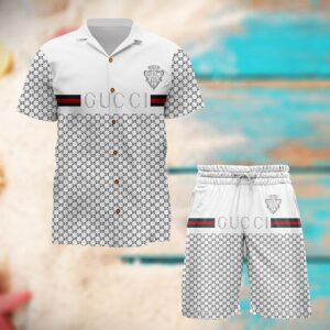 Gucci Combo Hawaii Shirt, Shorts Hot Trend 2024 - DN9260301