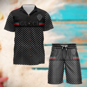 Gucci Combo Hawaii Shirt, Shorts Hot Trend 2024 - DN9260302