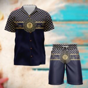 Gucci Combo Hawaii Shirt, Shorts Hot Trend 2024 - DN9260305