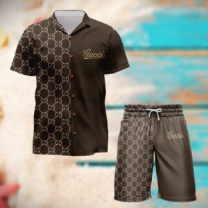 Gucci Combo Hawaii Shirt, Shorts Hot Trend 2024 - DN9260308