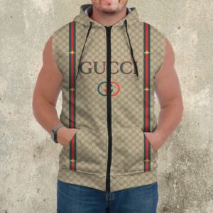 Premium Sleeveless Zip Hoodie Gucci For Men - DN930619