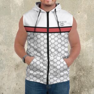 Premium Sleeveless Zip Hoodie Gucci For Men - DN930620