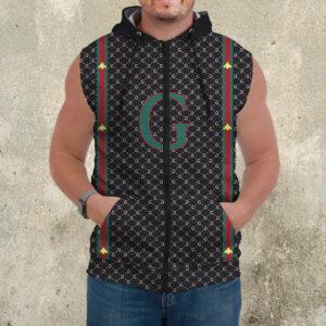 Premium Sleeveless Zip Hoodie Gucci For Men - DN930621