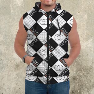 Premium Sleeveless Zip Hoodie Gucci For Men - DN930623