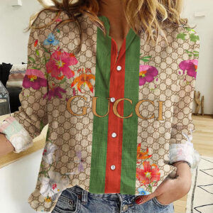 New Arrival GC Monogram Button Shirt LMH3001