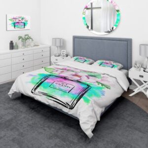 Best Chanel Green No.5 Perfume Bedroom Set