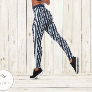 Dior Logo All Over Printed Leggings