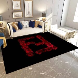 Fendi Fashion Logo Limited Luxury Brand Rug Carpet Home Decor   LVT00320