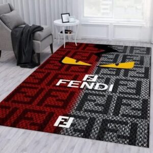 Fendi Fashion Logo Limited Luxury Brand Rug Carpet Home Decor LVT00316