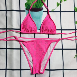 GUCCI Bling Pink Bikini 2 Pc Set-PM00517