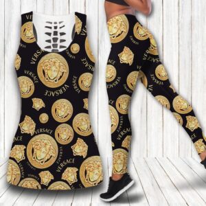 Gianni versace tank top leggings luxury brand clothing clothes outfit gym for women hot 2023-PM00218