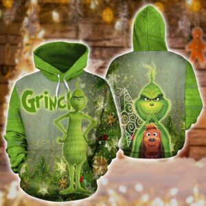 Grinch christmas hoodie leggings clothing clothes outfit for women disney gifts ht 31 Hoodie Leggings Set-PM00375