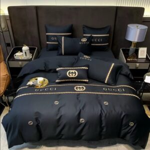 Gucci Black Premium Luxury Brand Bedding Set  LVT00067