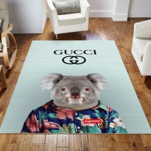 Gucci Fashion Logo Limited Edition Luxury Brand Rug Carpet Home Decor LVT00467