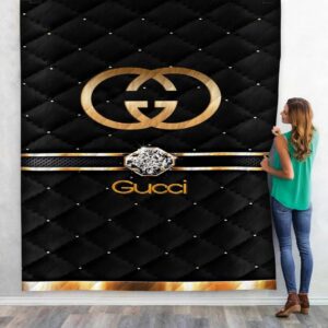 Gucci Diamond Fashion Luxury Brand Premium Blanket Fleece Home Decor LVT00187