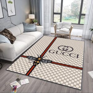 Gucci Fashion Logo Limited Edition Luxury Brand Rug Carpet Home Decor LVT00373