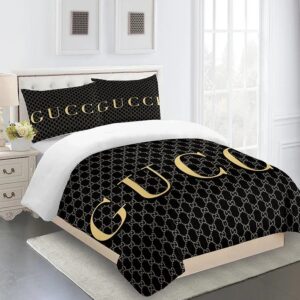 Gucci Fashion Logo Limited Luxury Brand Bedding Set Home Decor LVT00068