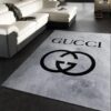 Gucci Grey Luxury Area Rug For Living Room Bedroom Carpet Home Decor Mat LVT00489
