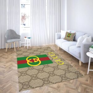 Gucci Luxury Area Rug For Living Room Bedroom Carpet Home Decor Mat LVT00485
