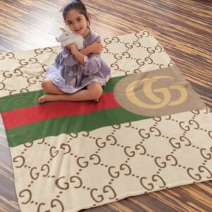 Gucci Luxury Brand Hot Logo Premium Blanket Fleece Home Decor LVT00154