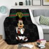 Gucci Mickey Fashion Luxury Brand Premium Blanket Fleece Home Decor LVT00255