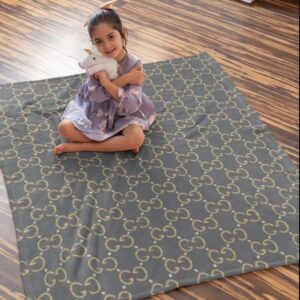 Gucci New Luxury Brand Logo Premium Blanket Fleece Home Decor LVT00150