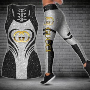 Gucci bling tank top leggings luxury brand clothing clothes outfit gym for women-PM00276