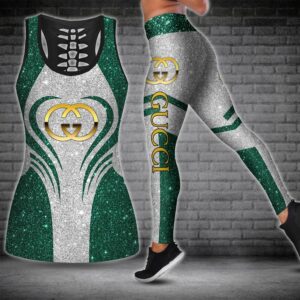 Gucci bling tank top leggings luxury brand clothing clothes outfit gym for women hot-PM00258