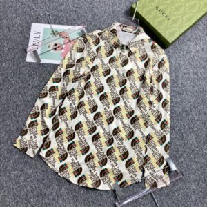 LIMITED 2025 Gucci LONG SLEEVE BUTTON SHIRT - DN30519