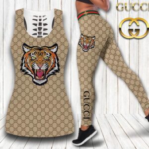 Gucci tiger tank top leggings luxury brand clothing clothes outfit gym for women hot 2023-PM00266