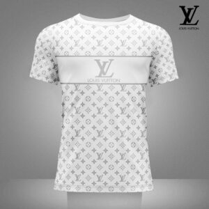 Louis Vuitton Luxury Brand Premium T-Shirt Outfit For Men Women -  -B9G-TX-HH02970 White