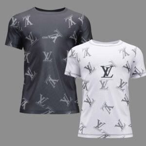 Unisex -(Black & White) Limited Edition Louis Vuitton T Shirts - TX-HH03024