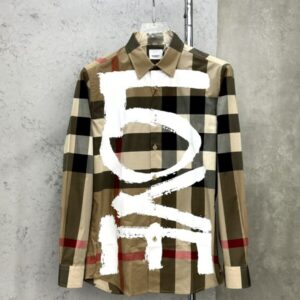 BURBERRY LONG SLEEVE BUTTON SHIRT - DN9140736