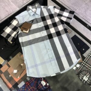 BURBERRY SHORT SLEEVE BUTTON SHIRT - DN9140740