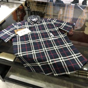 BURBERRY SHORT SLEEVE BUTTON SHIRT - DN9140742