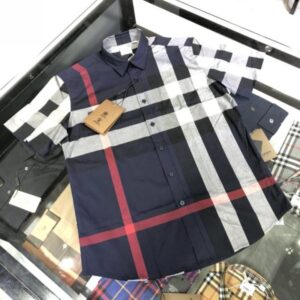 BURBERRY SHORT SLEEVE BUTTON SHIRT - DN9140744