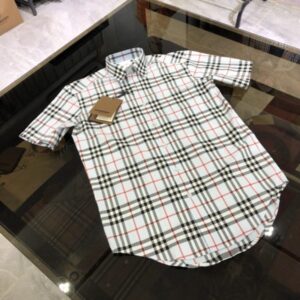 BURBERRY SHORT SLEEVE BUTTON SHIRT - DN9140745