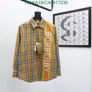 BURBERRY LONG SLEEVE BUTTON SHIRT - DN9140721
