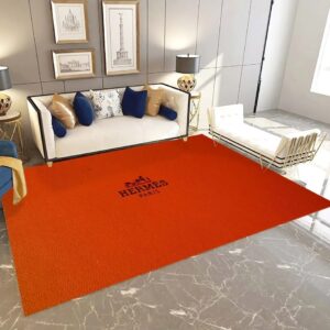 Hermes Fashion Logo Limited Luxury Brand Rug Carpet Home Decor  LVT00302