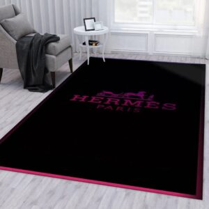 Hermes Fashion Logo Limited Luxury Brand Rug Carpet Home Decor  LVT00296